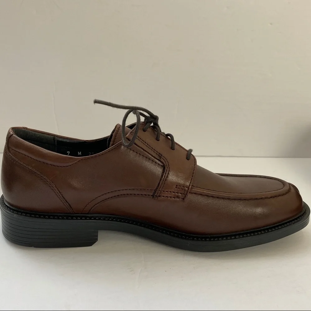 Bostonian No16 Brown Leather Loafer Lace-up 7M Mens